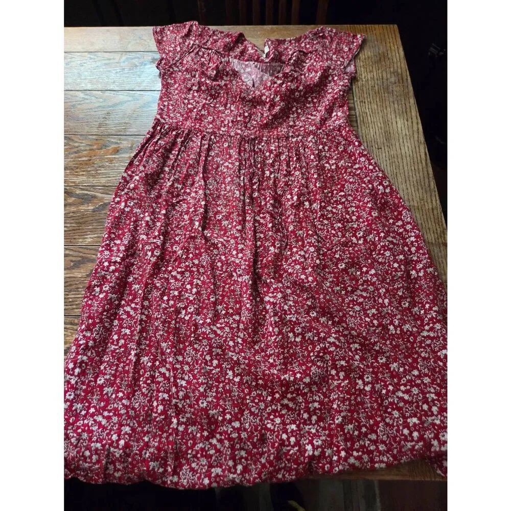 Christy Dawn the Dawn dress in red&white floral